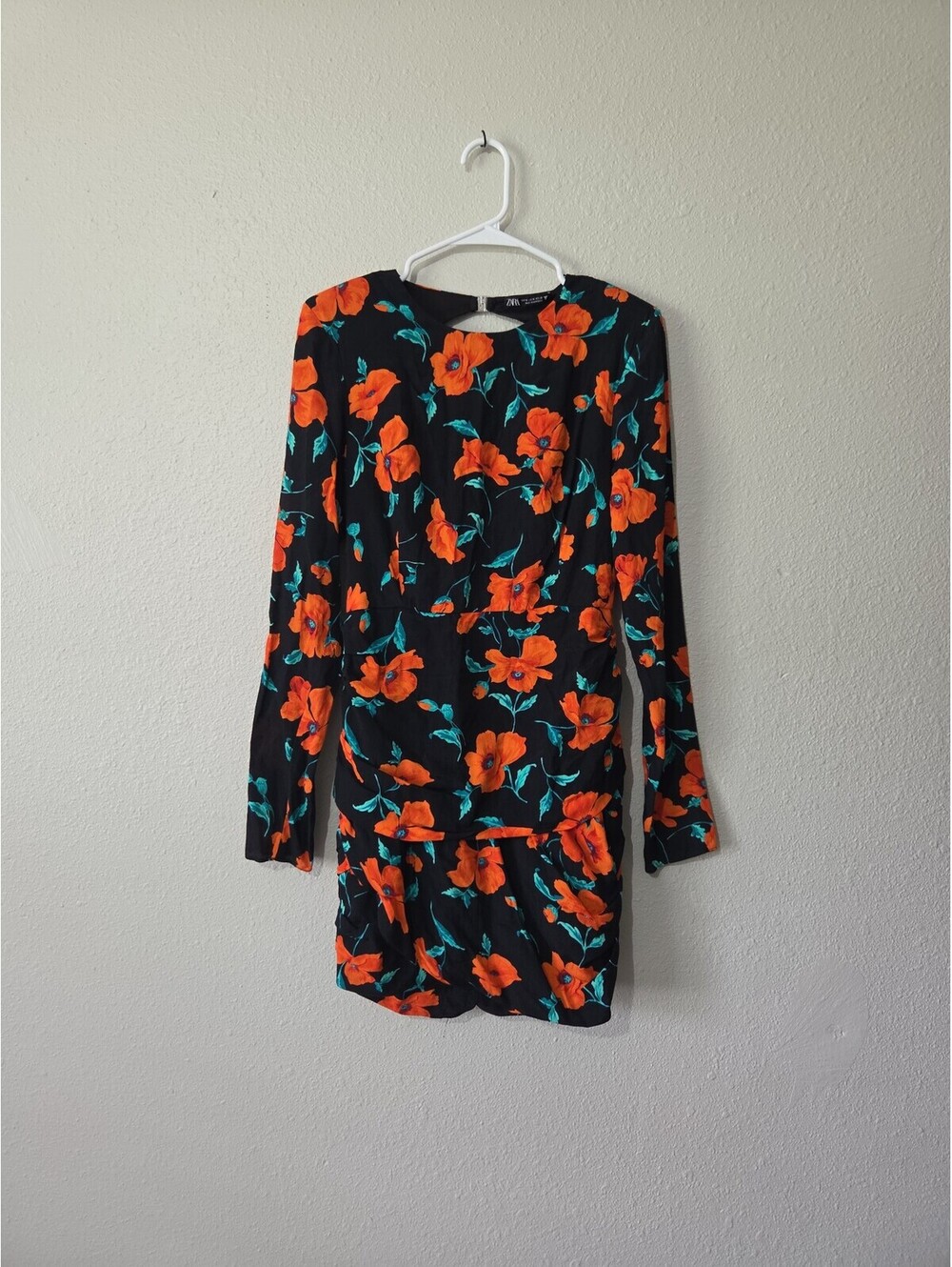 Zara floral mini dress